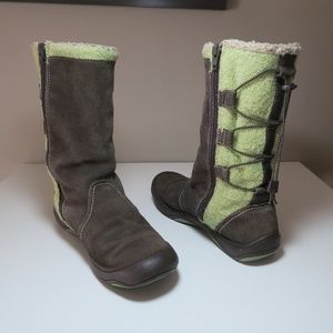 Woolrich Green Brown Suede Boots Waterproof | 8.5